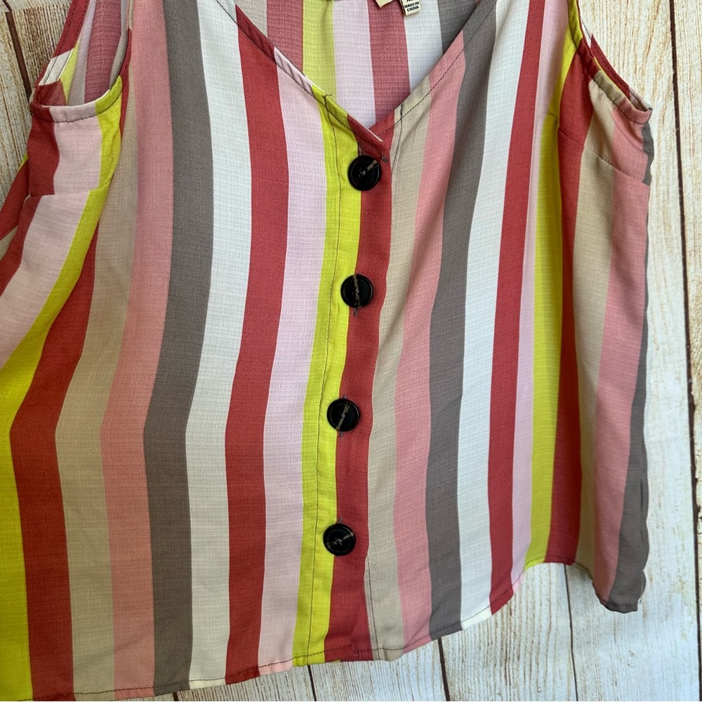 Lily White Stripes Summer XL Pastel Colorful - Picture 5 of 5